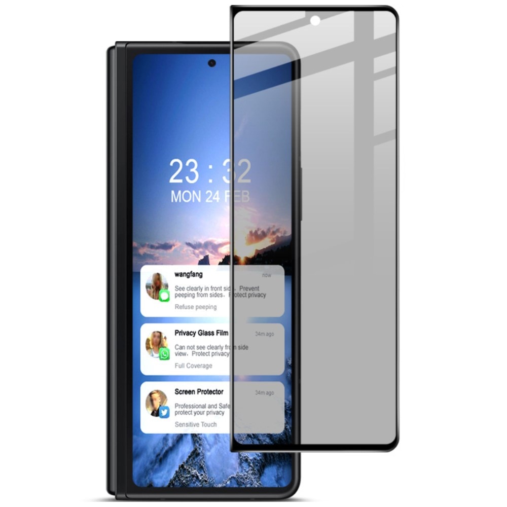 Samsung Galaxy Z Fold 4 Panzerglas Voolbild Blickschutz