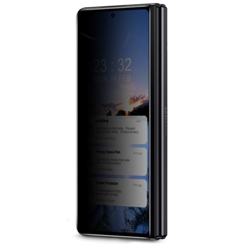 Samsung Galaxy Z Fold 4 Panzerglas Voolbild Blickschutz