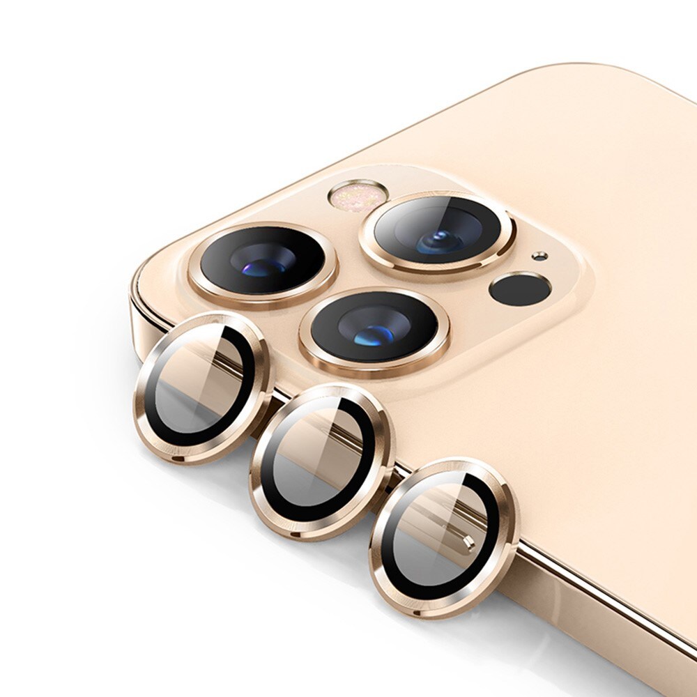 Panzerglas für Kamera Aluminium iPhone 14 Pro Max Gold