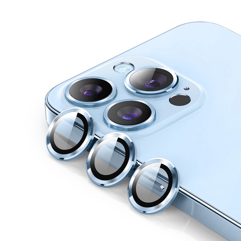 Panzerglas für Kamera Aluminium iPhone 14 Pro blau