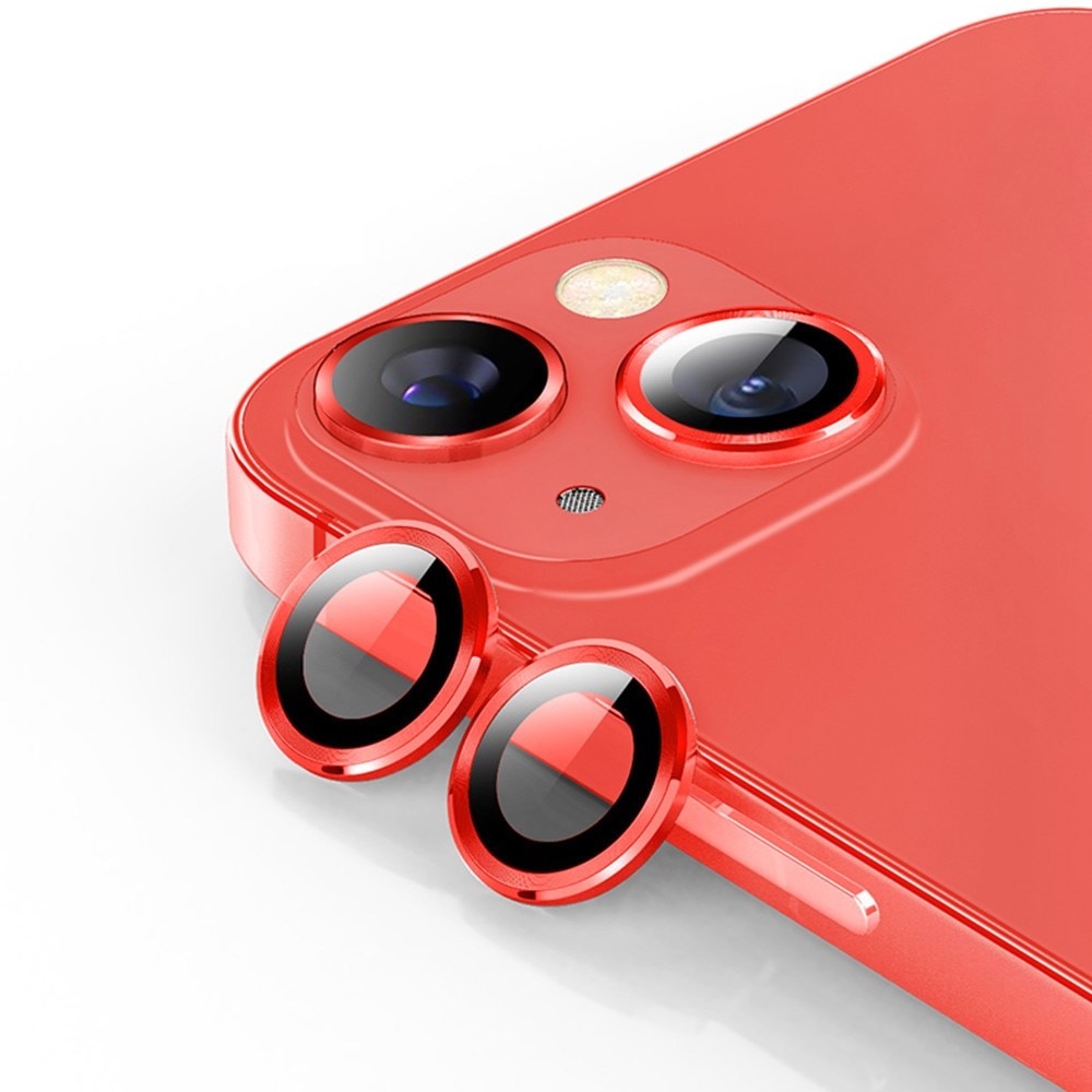 Panzerglas für Kamera Aluminium iPhone 14/14 Plus Rot
