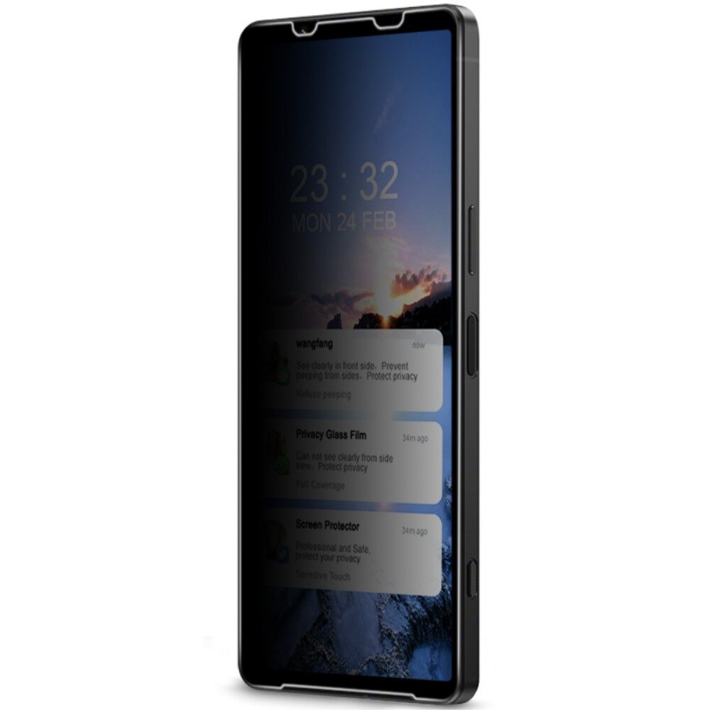 Sony Xperia 1 IV Panzerglas Voolbild Blickschutz