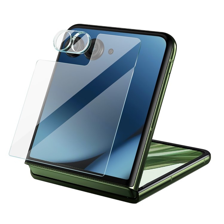 Panzerglas für Rückseitenbildschirm + Kamera Motorola Razr 60 Ultra Transparent