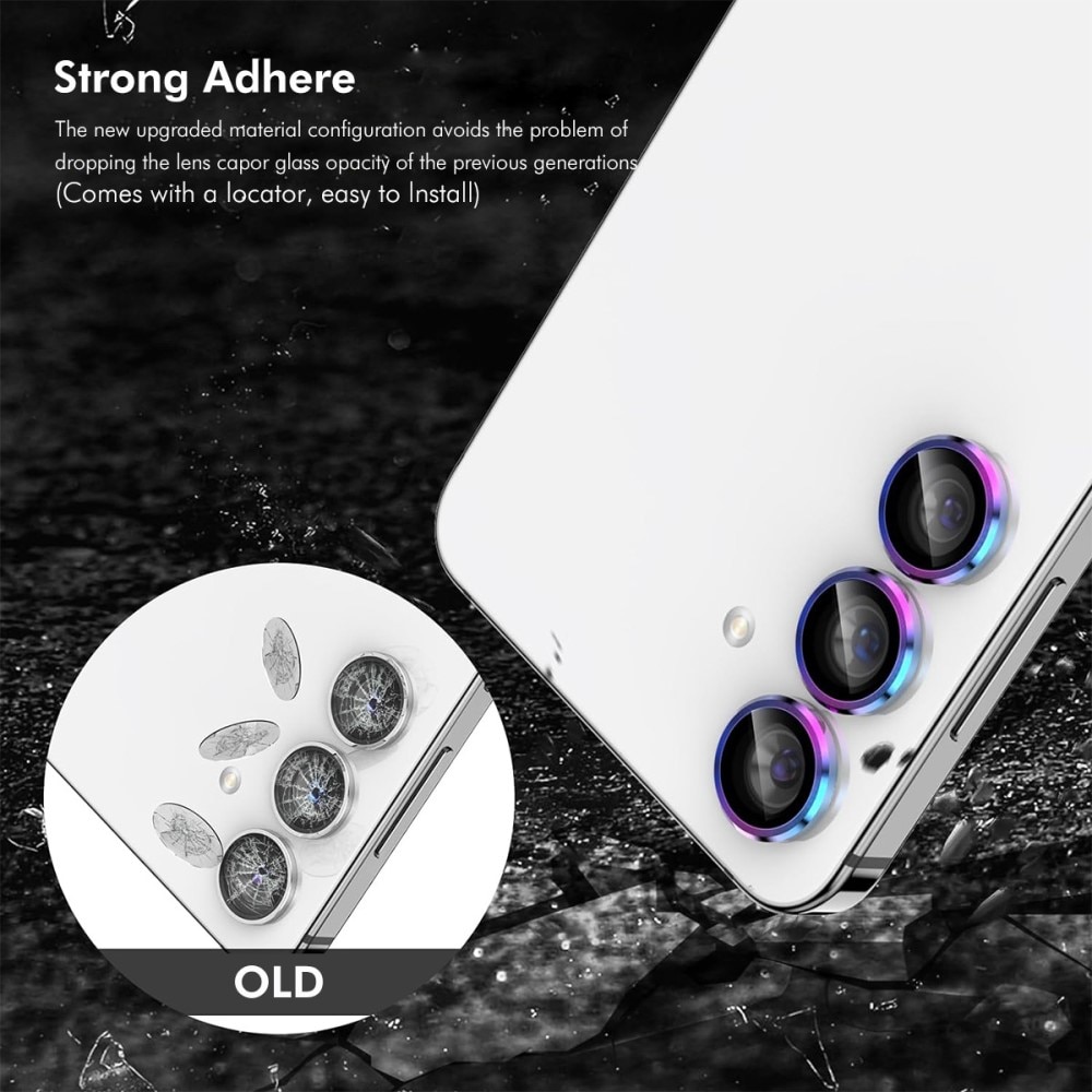 Panzerglas für Kamera Aluminium Samsung Galaxy S24 FE Schwarz