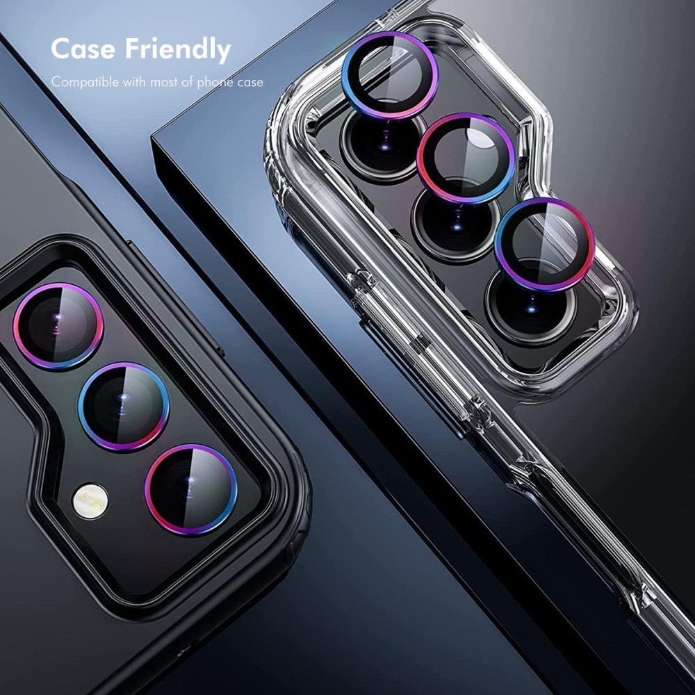 Panzerglas für Kamera Aluminium Samsung Galaxy S24 FE Schwarz
