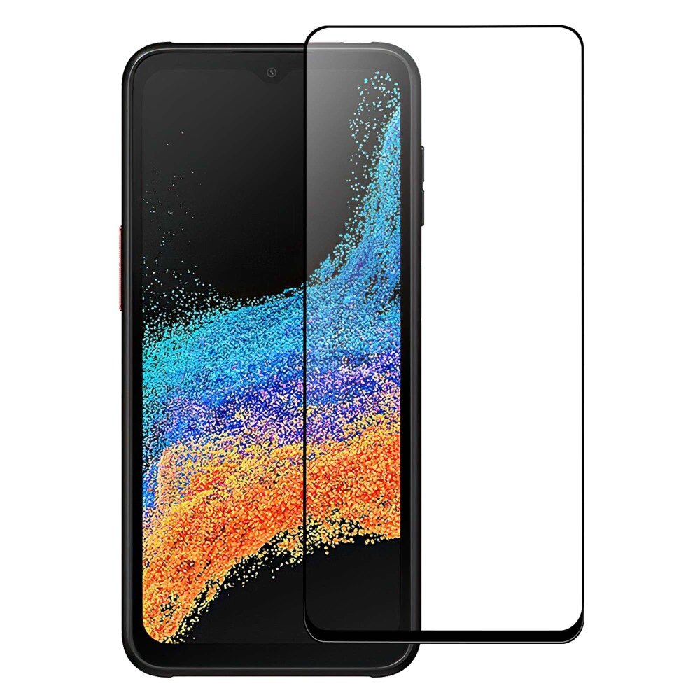 Samsung Galaxy Xcover 6 Pro Vollabdeckendes Panzerglas Schwarz