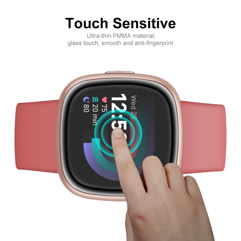 Fitbit Versa 4 Displayschutz aus Plexiglas