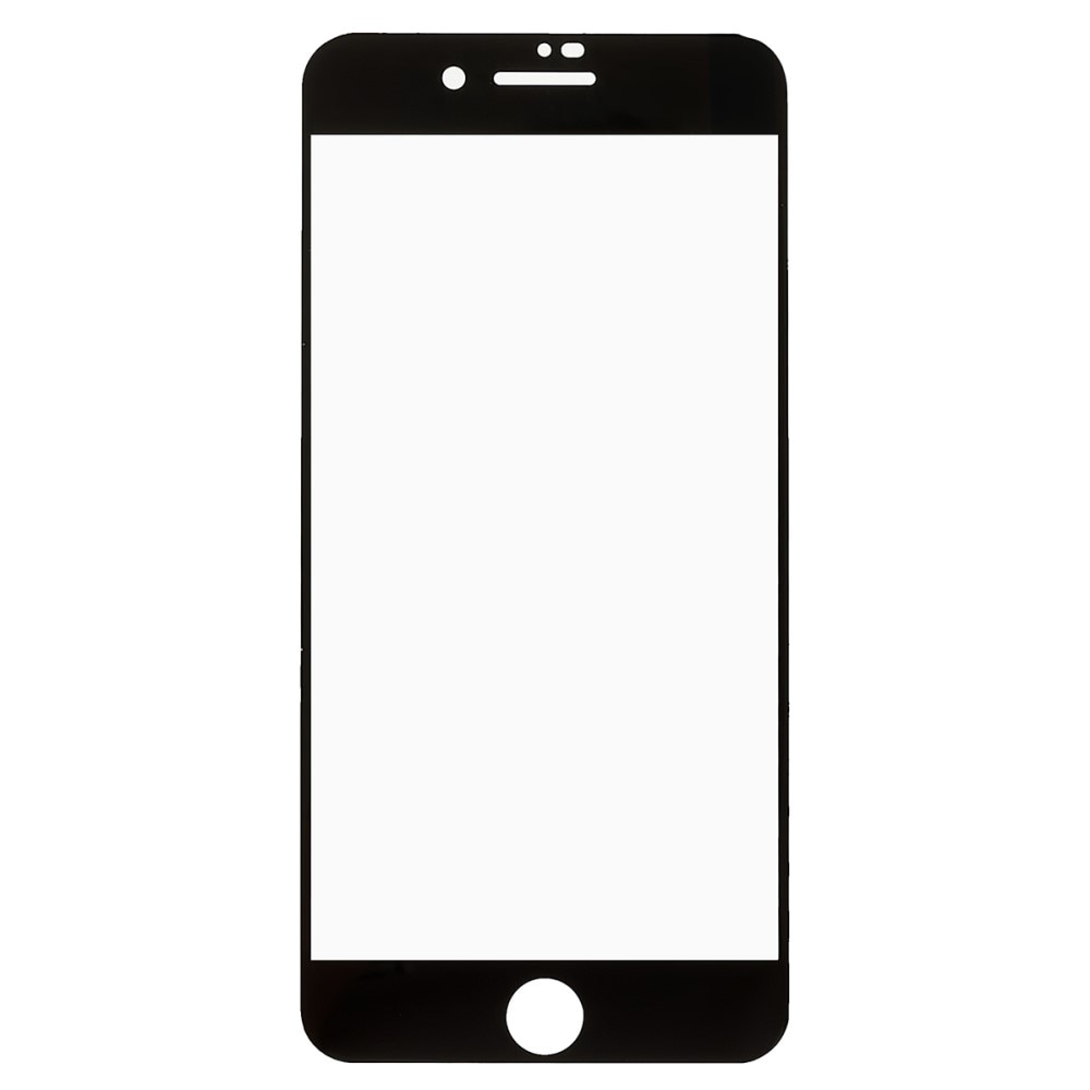 iPhone 7 Plus/8 Plus Vollabdeckendes Panzerglas Schwarz