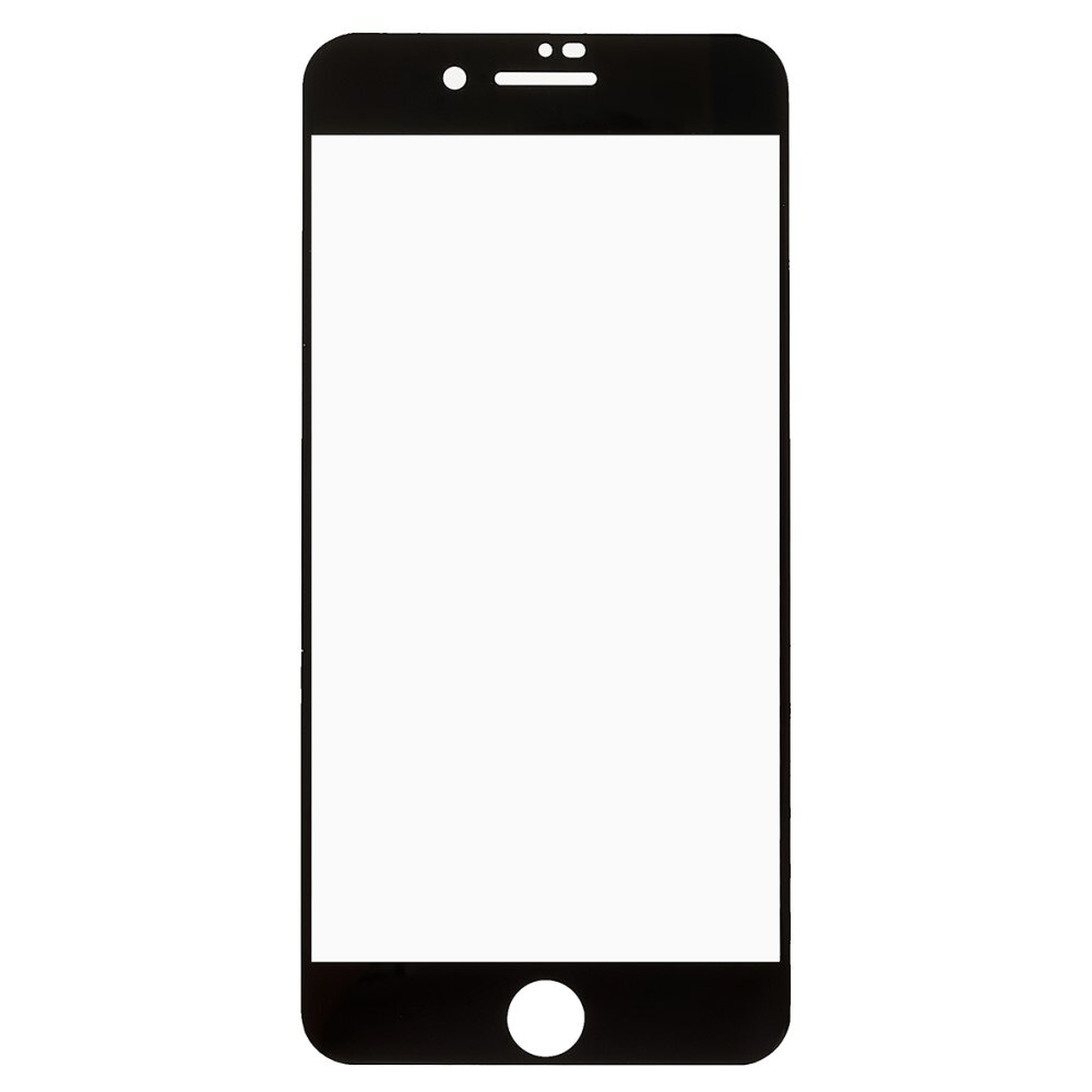 iPhone 7 Plus/8 Plus Vollabdeckendes Panzerglas Schwarz