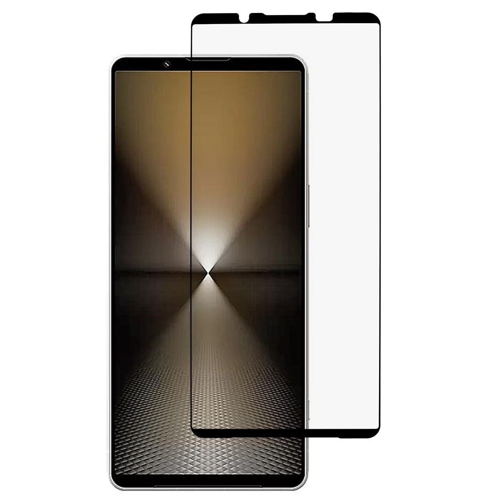 Sony Xperia 1 VII Vollabdeckendes Panzerglas schwarz