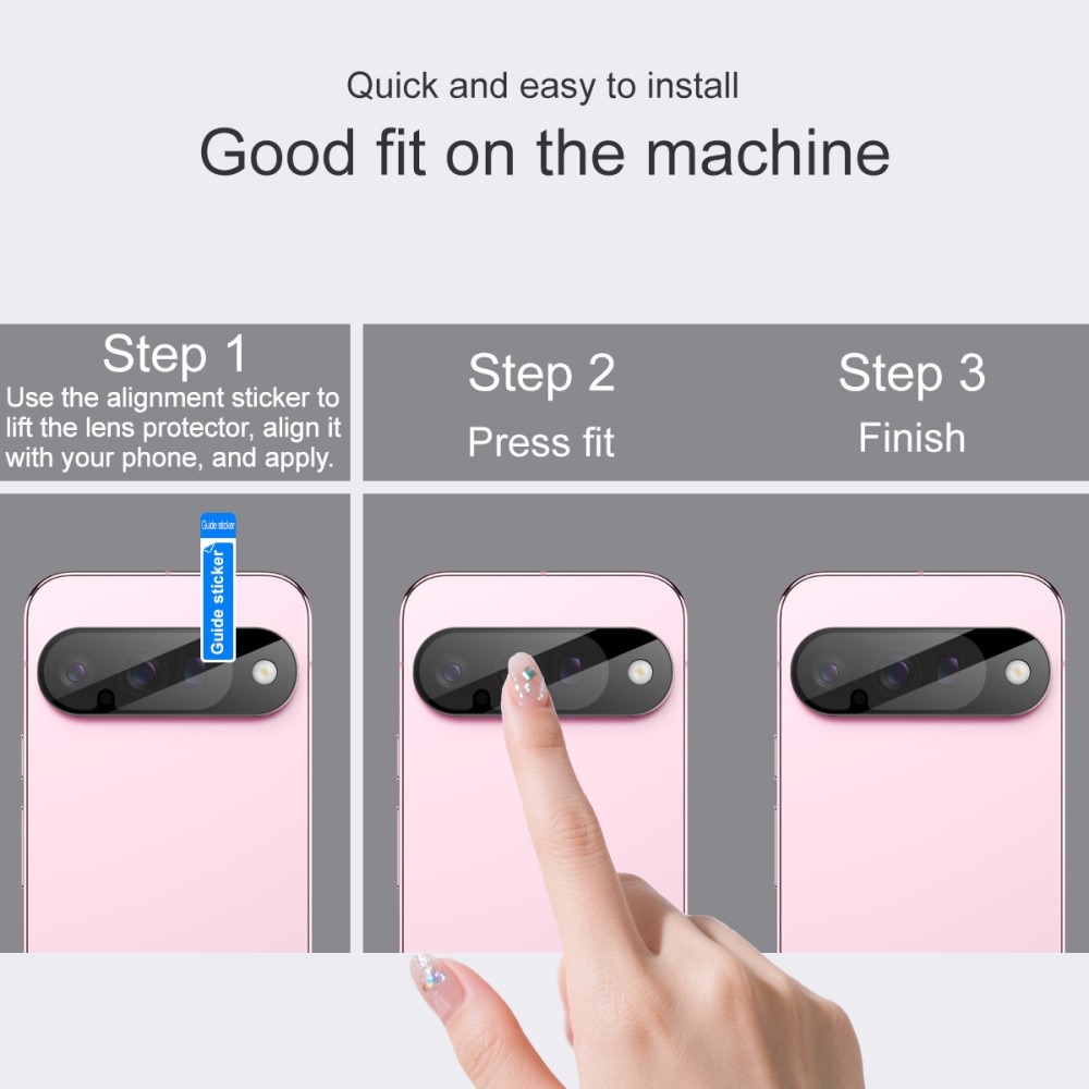 Panzerglas für Kamera 0.2mm Google Pixel 10 Schwarz