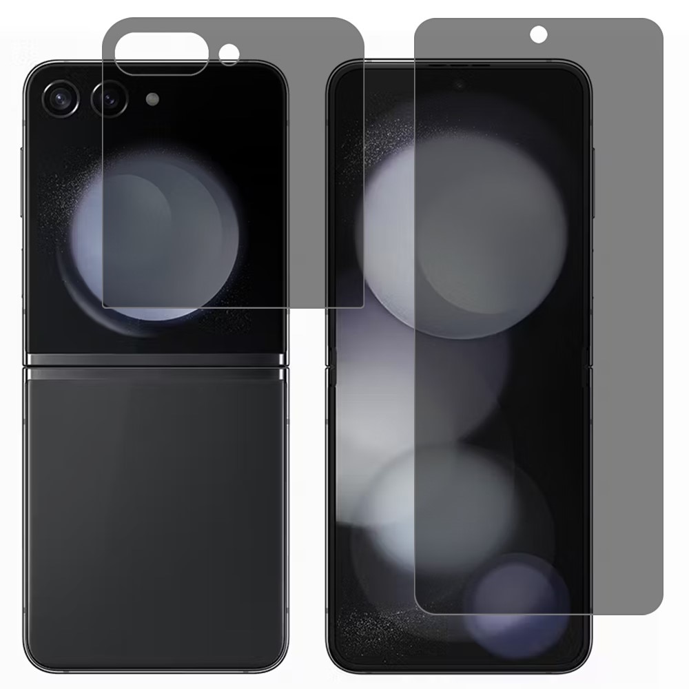 Samsung Galaxy Z Flip 7 Blickschutzfolie für Innen- und Außendisplay