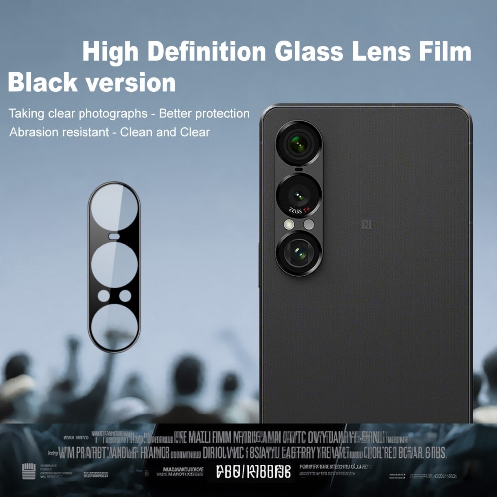 Panzerglas für Kamera 0.2mm Sony Xperia 1 VII Schwarz