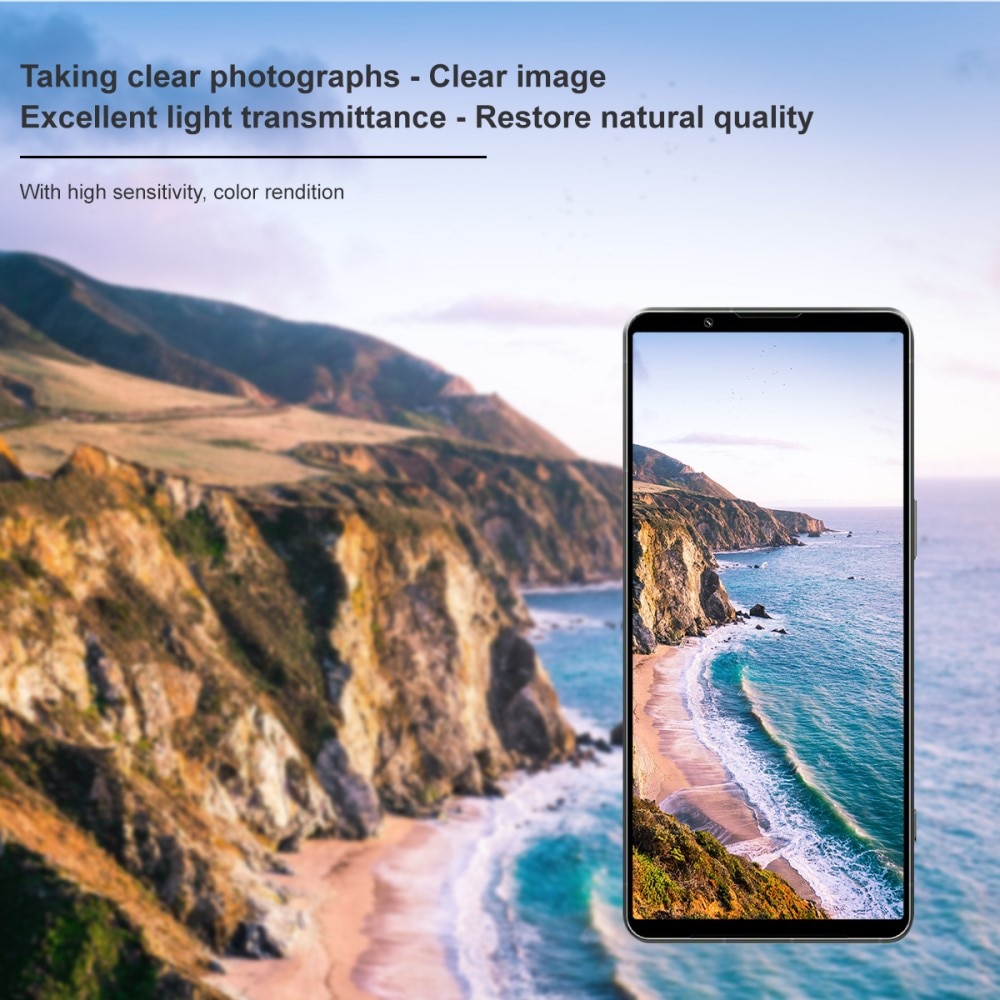 Panzerglas für Kamera 0.2mm Sony Xperia 1 VII Schwarz