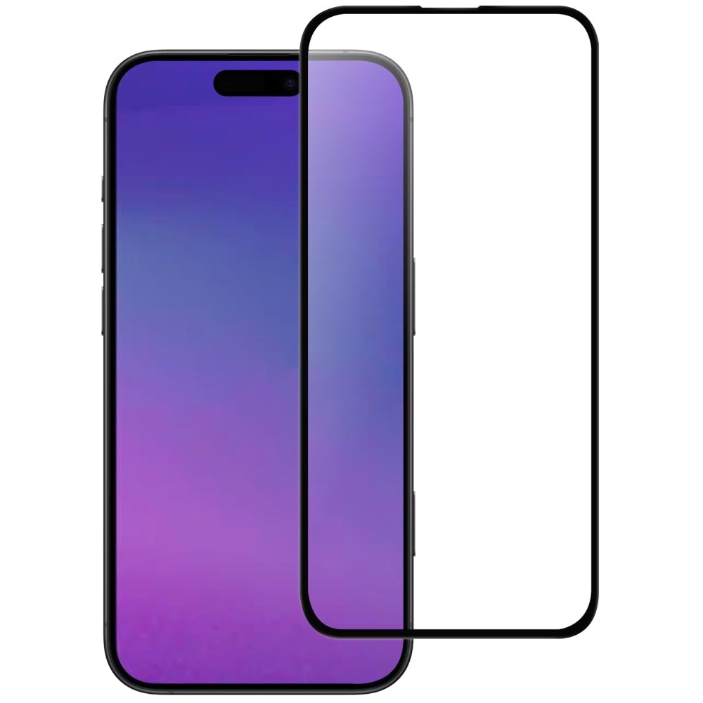 iPhone 17 Pro Vollabdeckendes Panzerglas schwarz