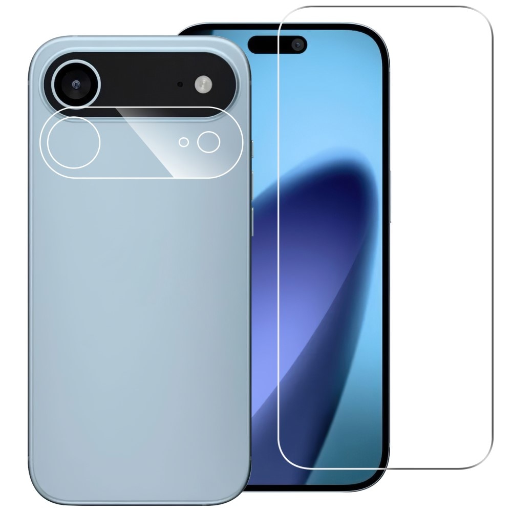 iPhone 17 Pro Panzerglas Displayschutz und Kameraschutz (2-in-1)