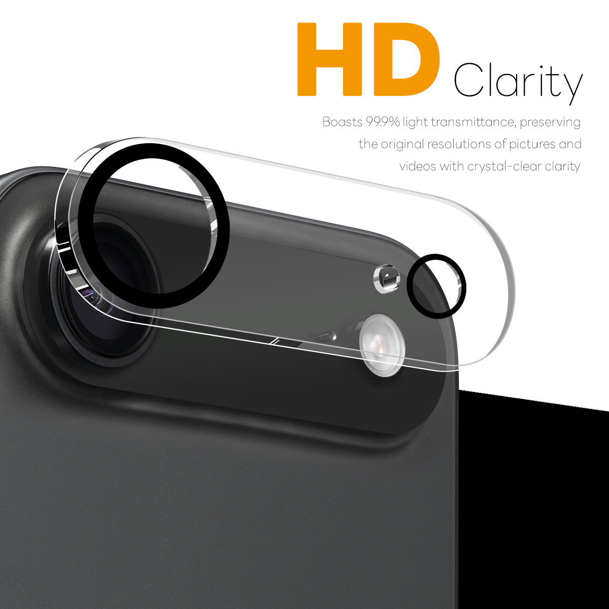 iPhone 17 Air Panzerglas für Kamera (2 Stück)