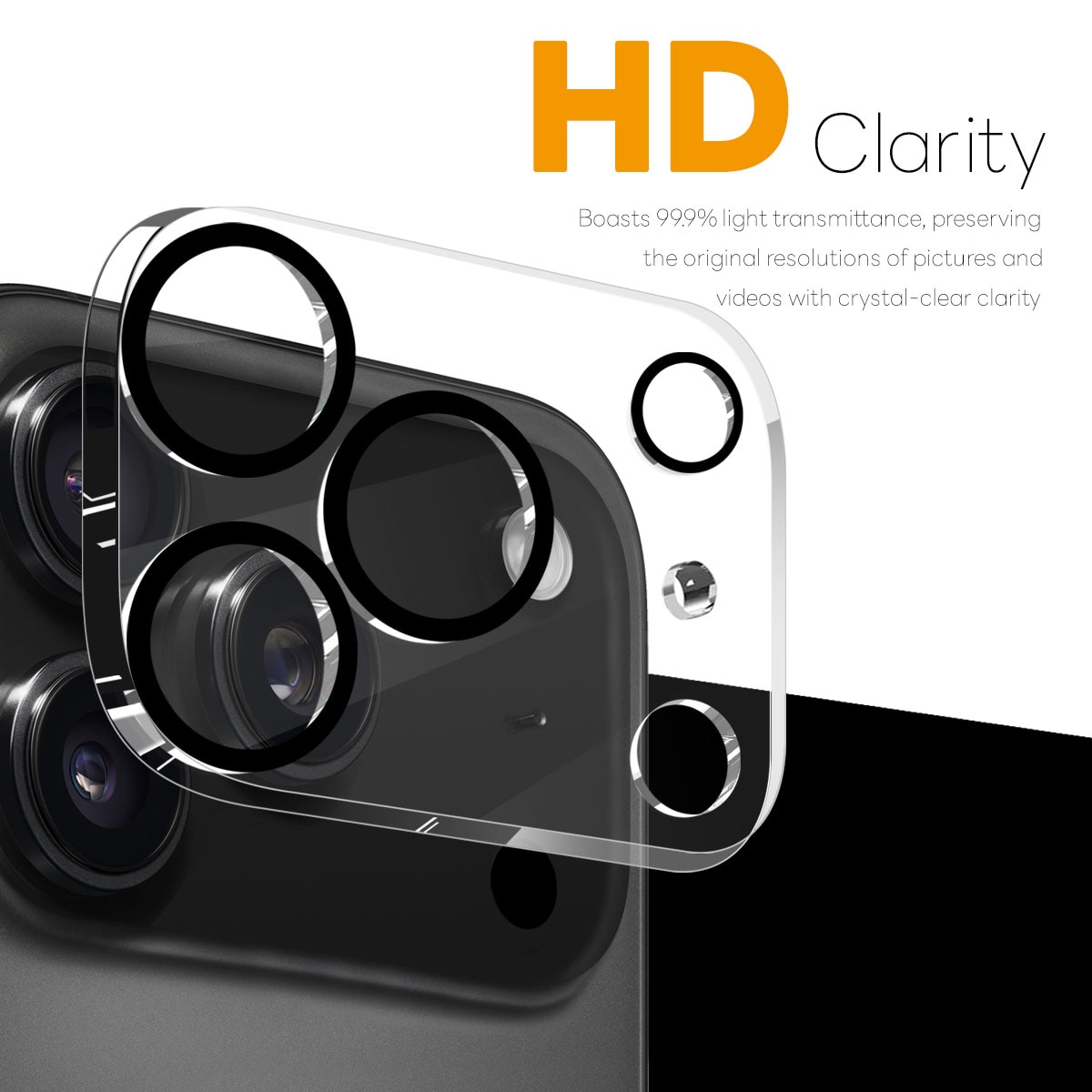 iPhone 17 Pro Panzerglas für Kamera (2 Stück)