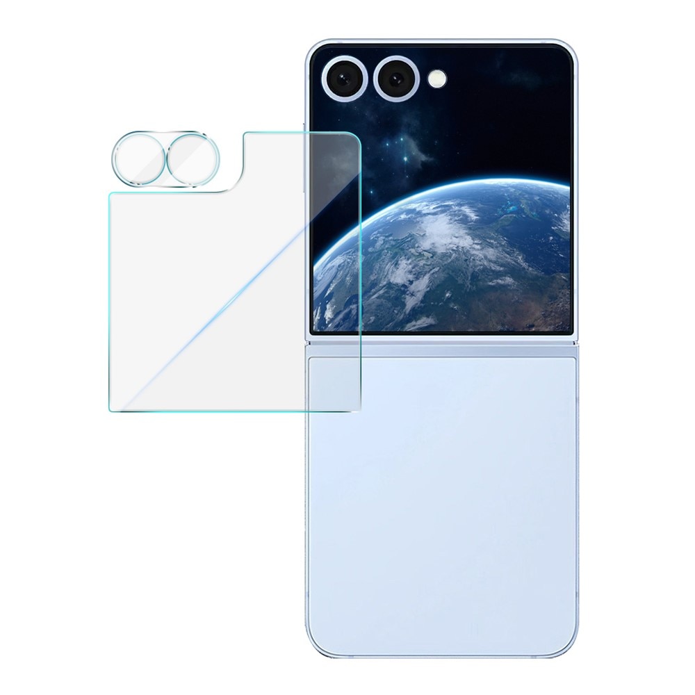 Panzerglas für Rückseitenbildschirm + Kamera Samsung Galaxy Z Flip 7 Transparent