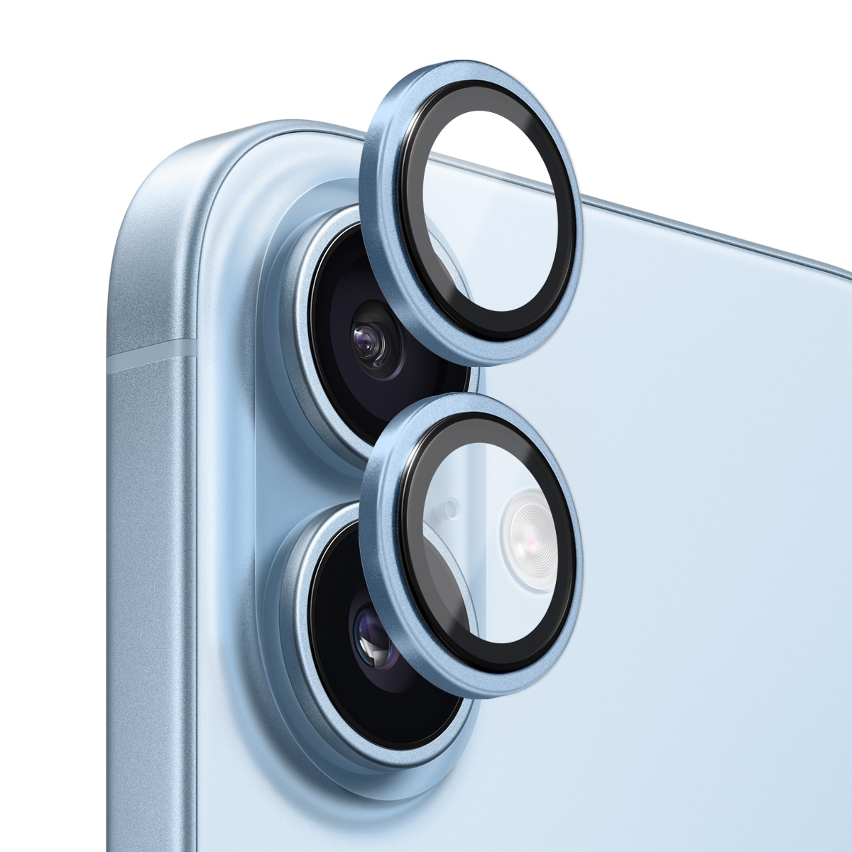 iPhone 17 Panzerglas für Kamera Aluminium Blau