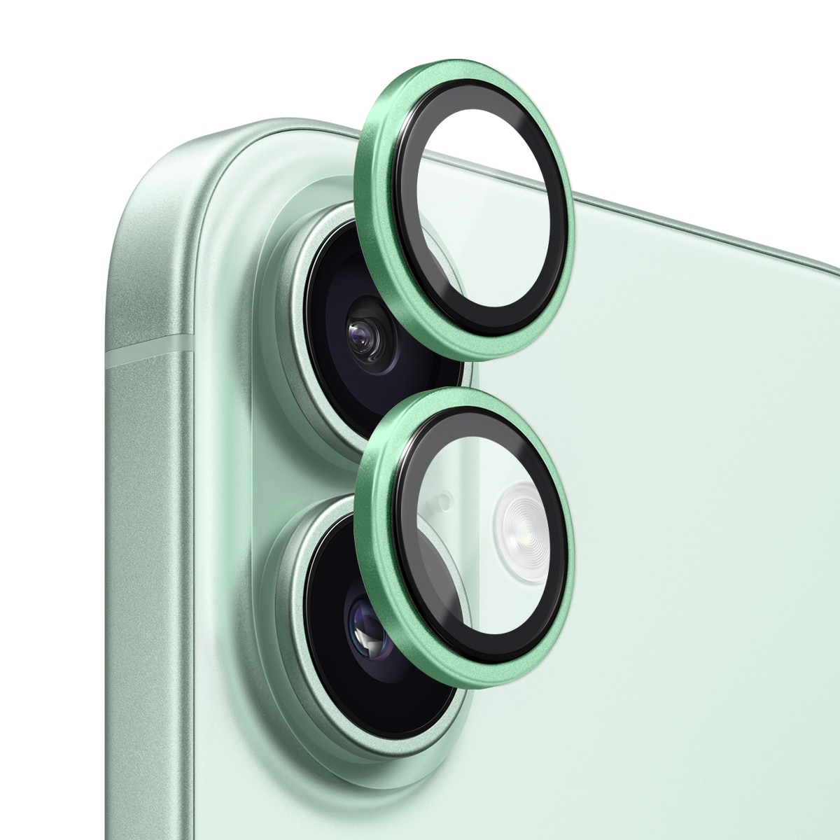 iPhone 17 Panzerglas für Kamera Aluminium Grün