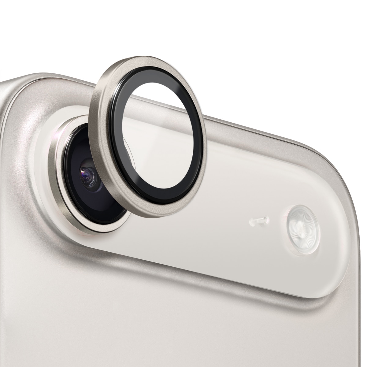 iPhone 17 Air Panzerglas für Kamera Aluminium Grau