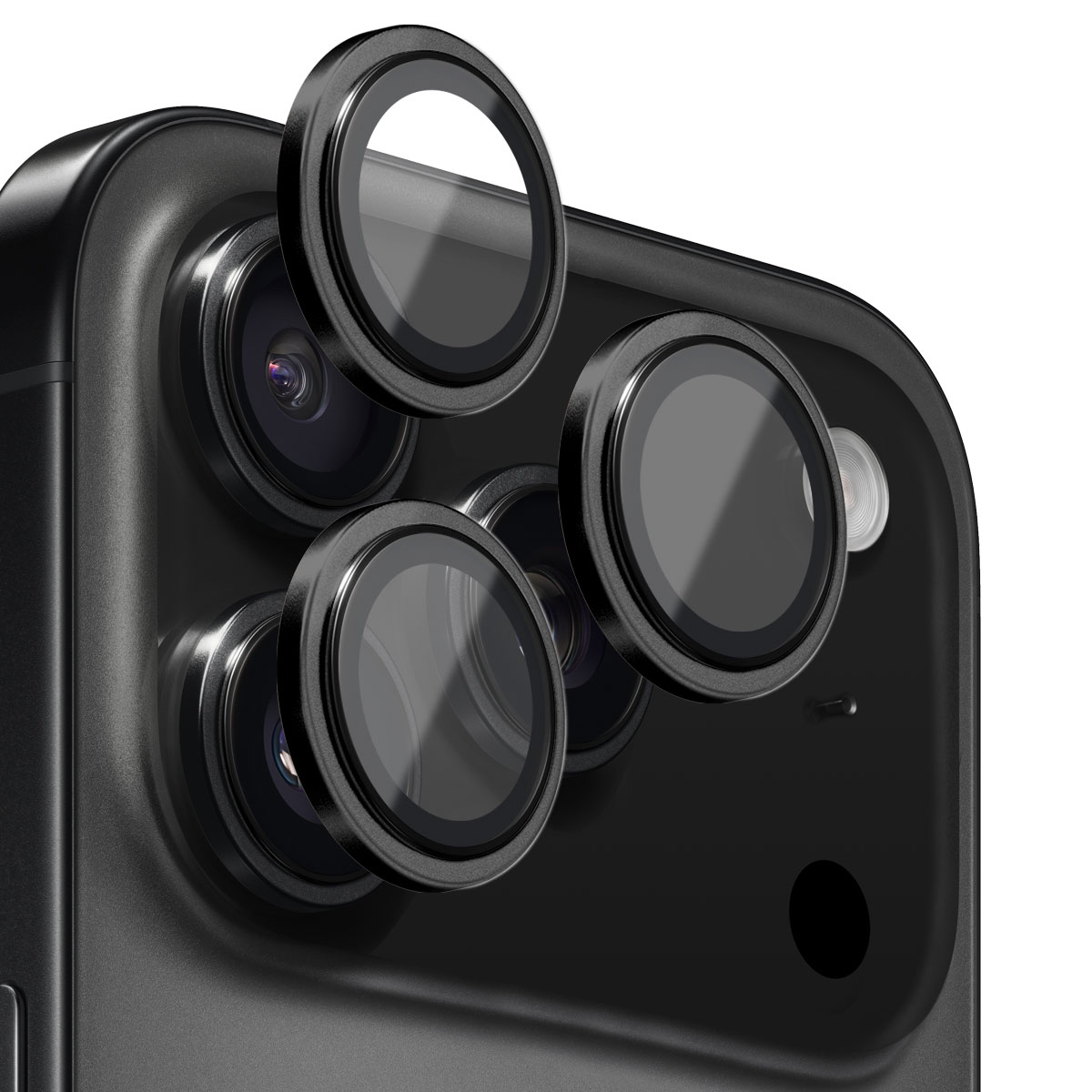 iPhone 17 Pro Panzerglas für Kamera Aluminium Schwarz