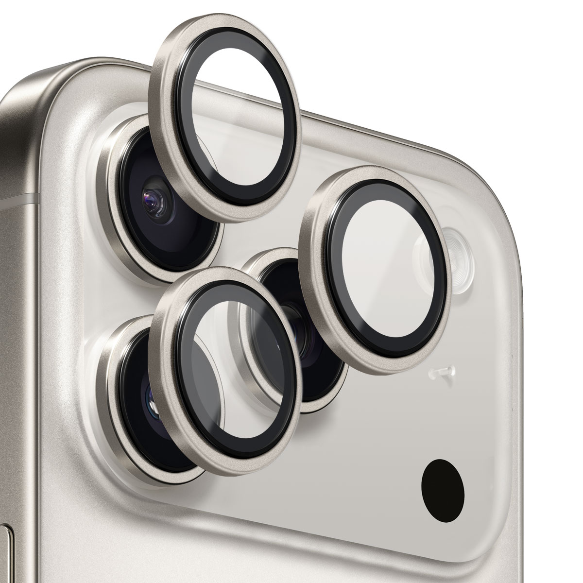 iPhone 17 Pro Panzerglas für Kamera Aluminium Grau