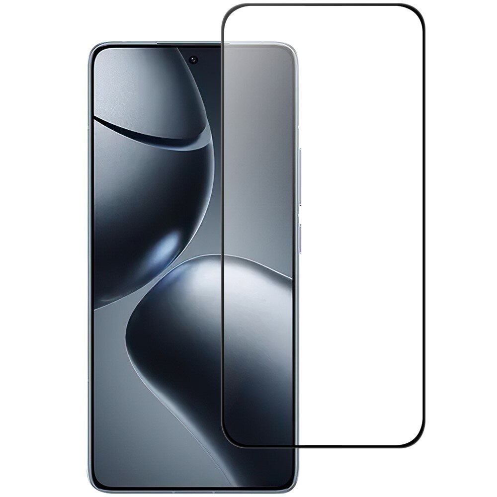 Xiaomi 15T Vollabdeckendes Panzerglas schwarz