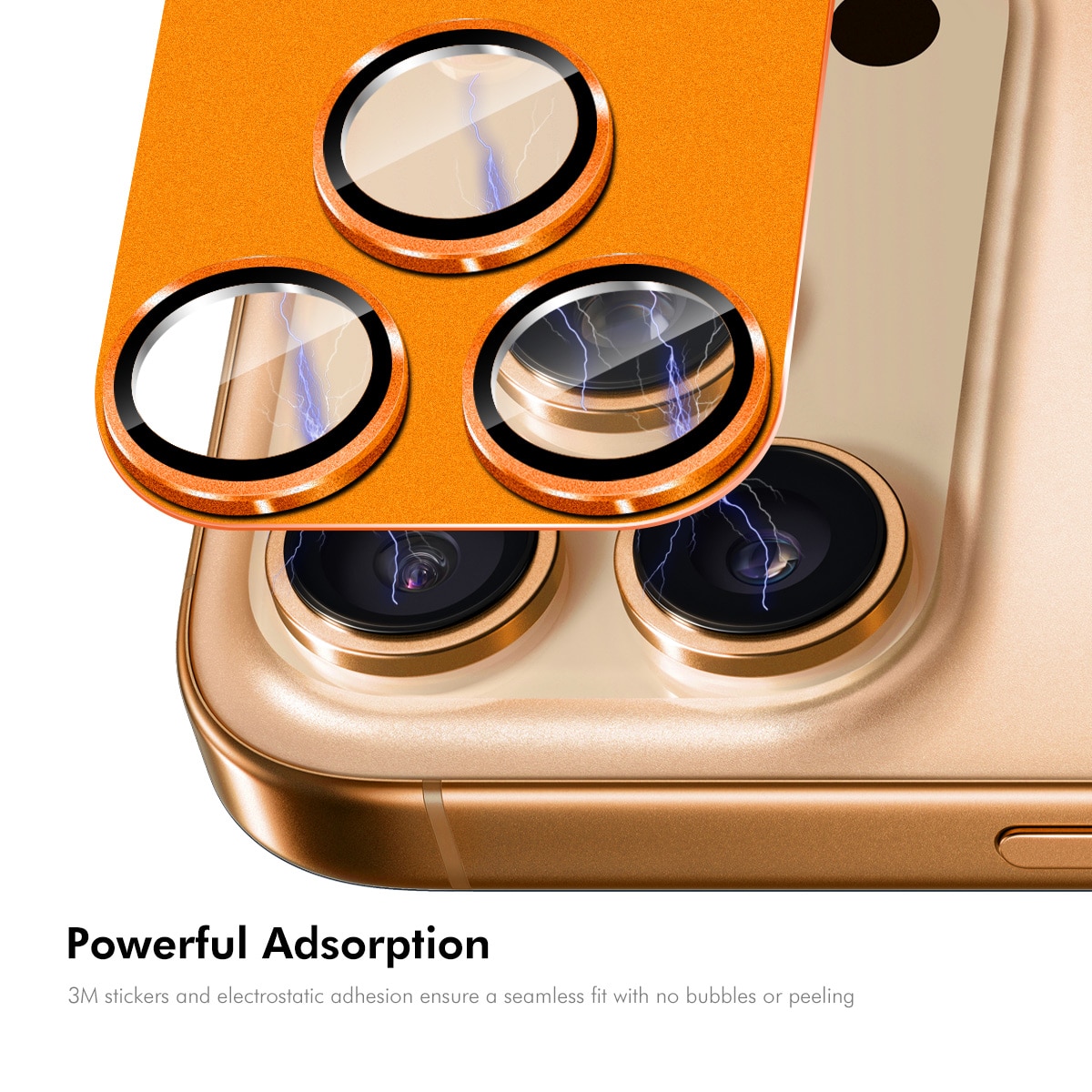 Kameraschutz Aluminium+Panzerglas iPhone 17 Pro Braun