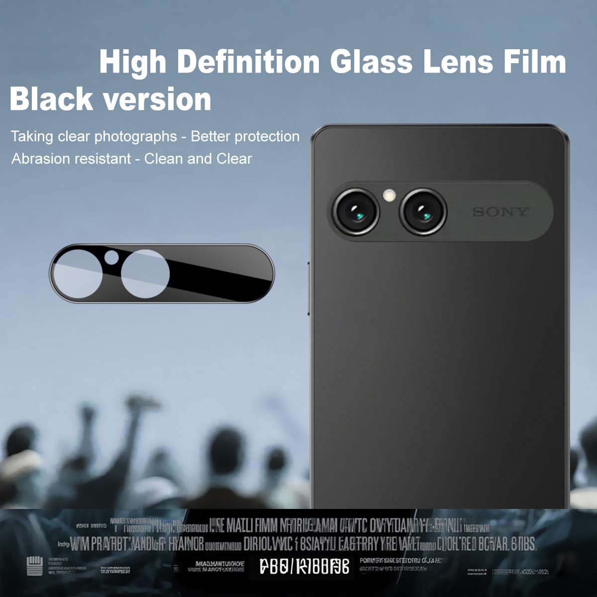 Panzerglas für Kamera 0.2mm Sony Xperia 10 VII Schwarz