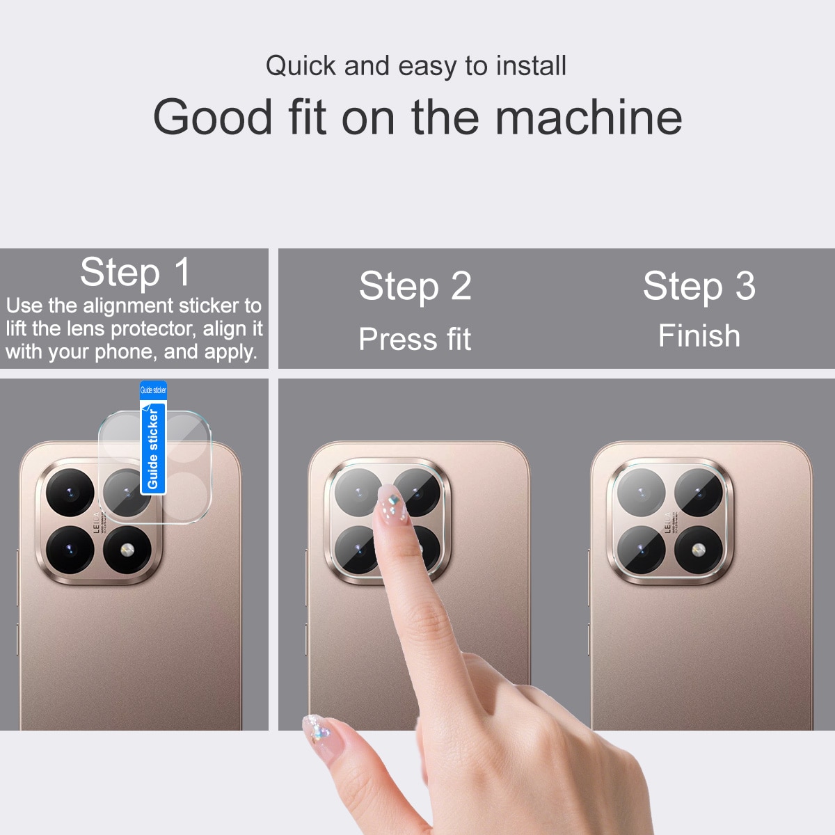 Panzerglas für Kamera 0.2mm Xiaomi 15T Transparent