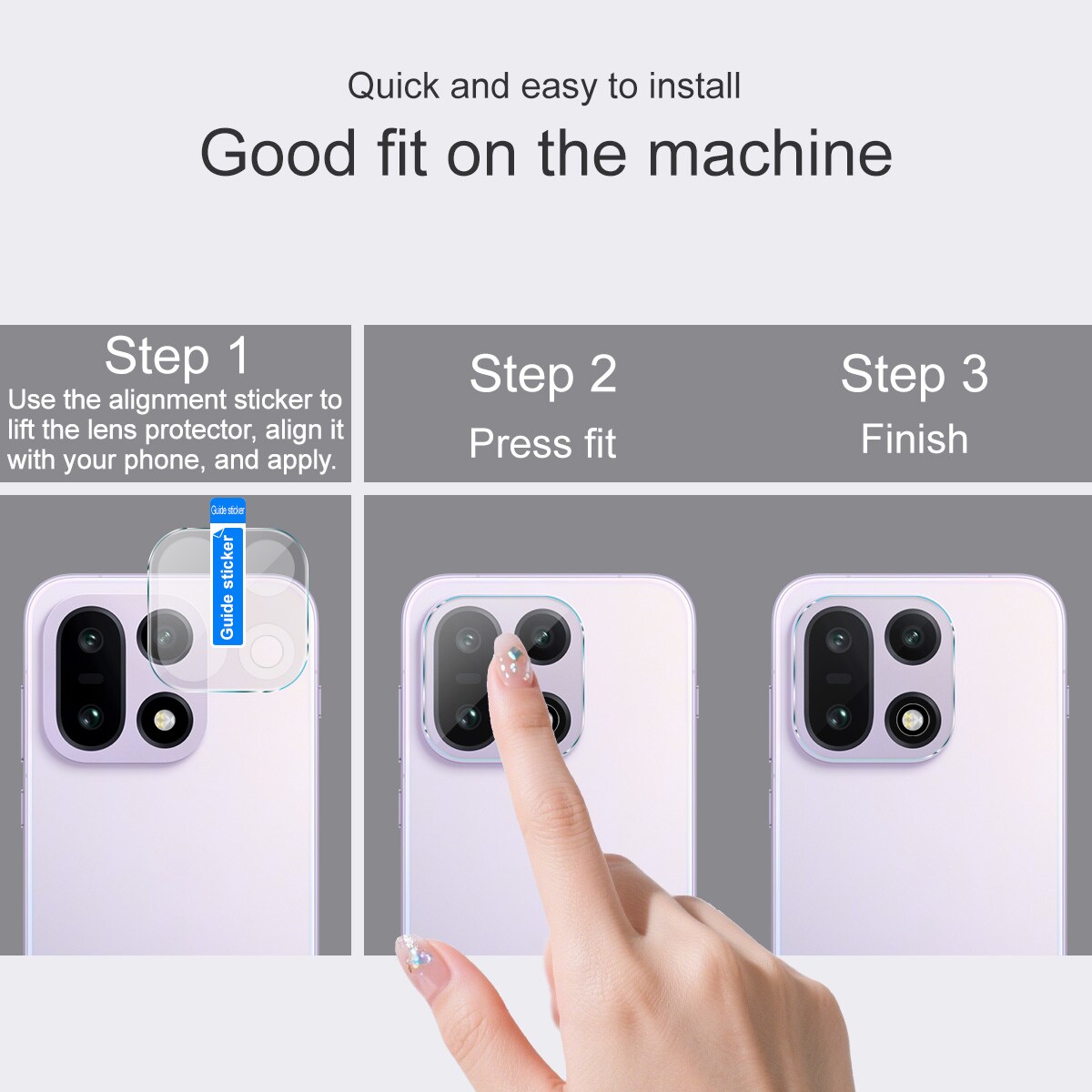 Panzerglas für Kamera 0.2mm  OnePlus 15 Transparent
