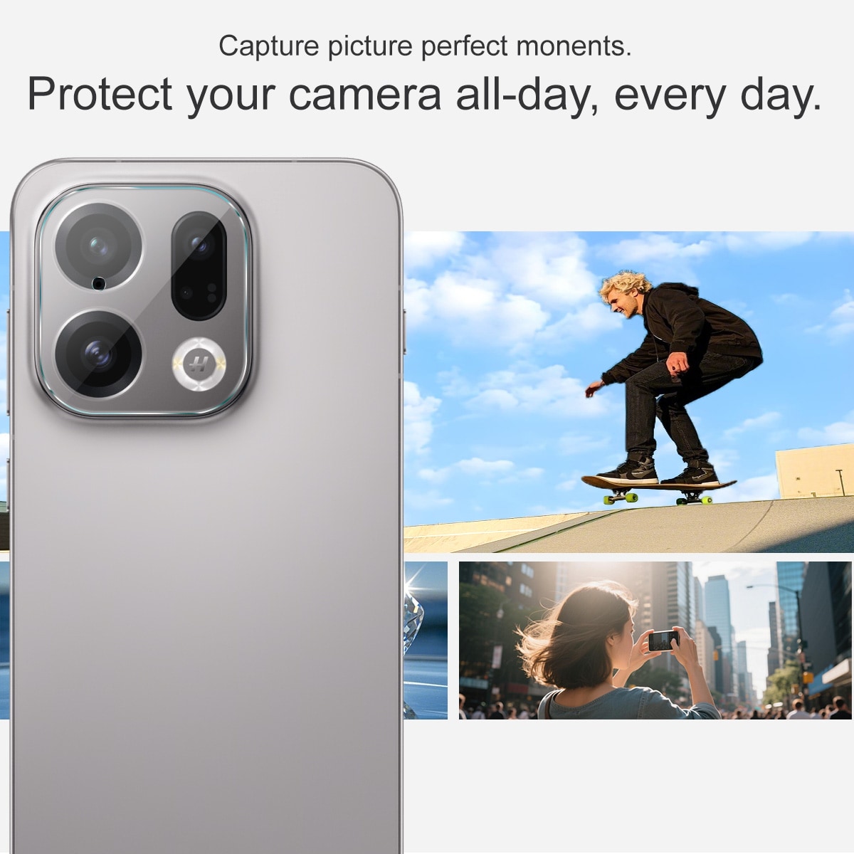 Panzerglas für Kamera 0.2mm Oppo Find X9 Transparent