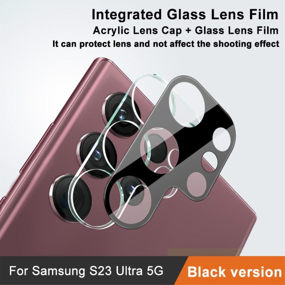 Panzerglas für Kamera 0.2mm Samsung Galaxy S23 Ultra schwarz