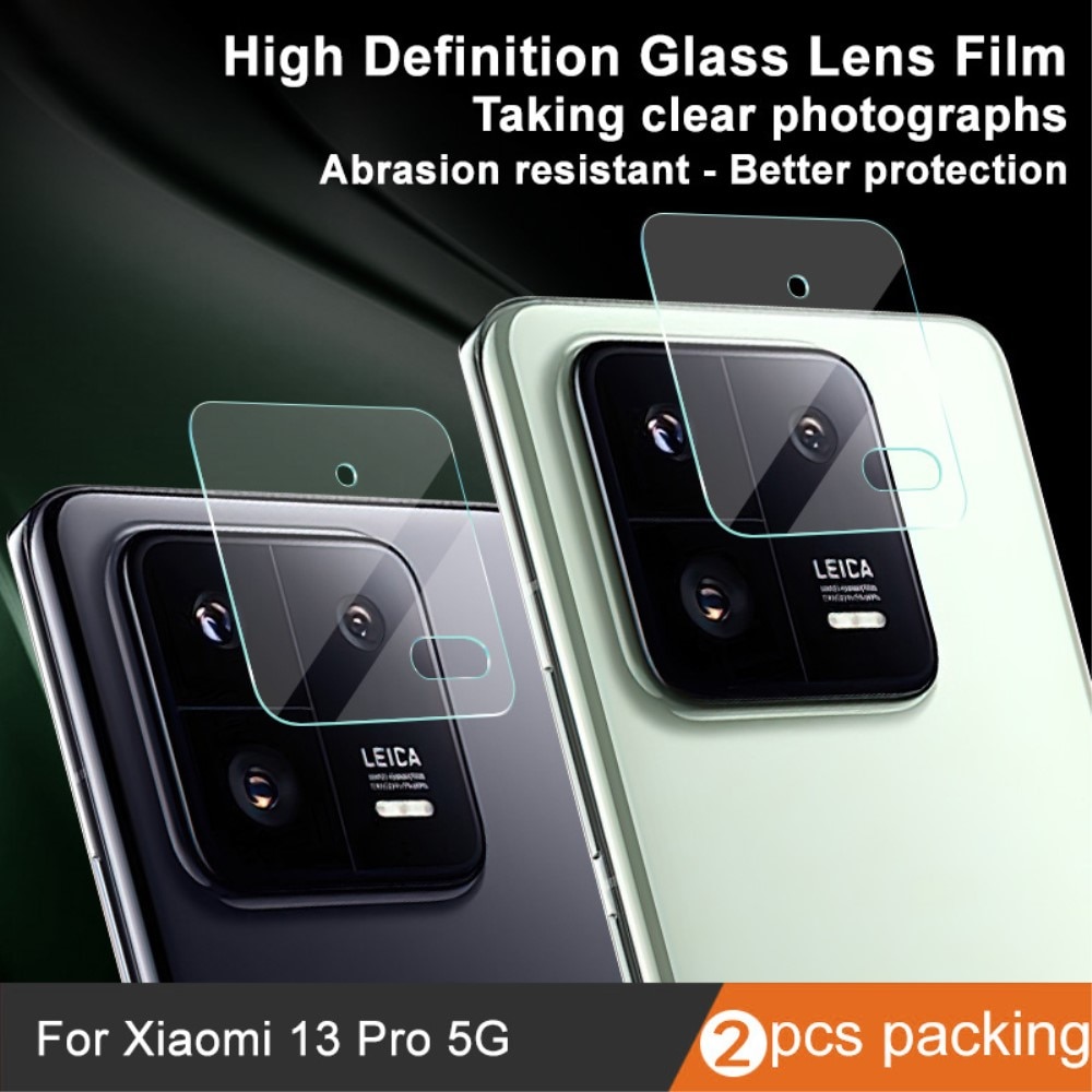 Panzerglas für Kamera 0.2mm Xiaomi 13 Pro (2 Stück) transparent