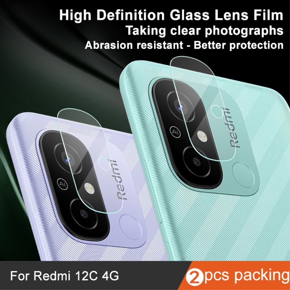 Panzerglas für Kamera 0.2mm Xiaomi Redmi 12C (2 Stück) transparent