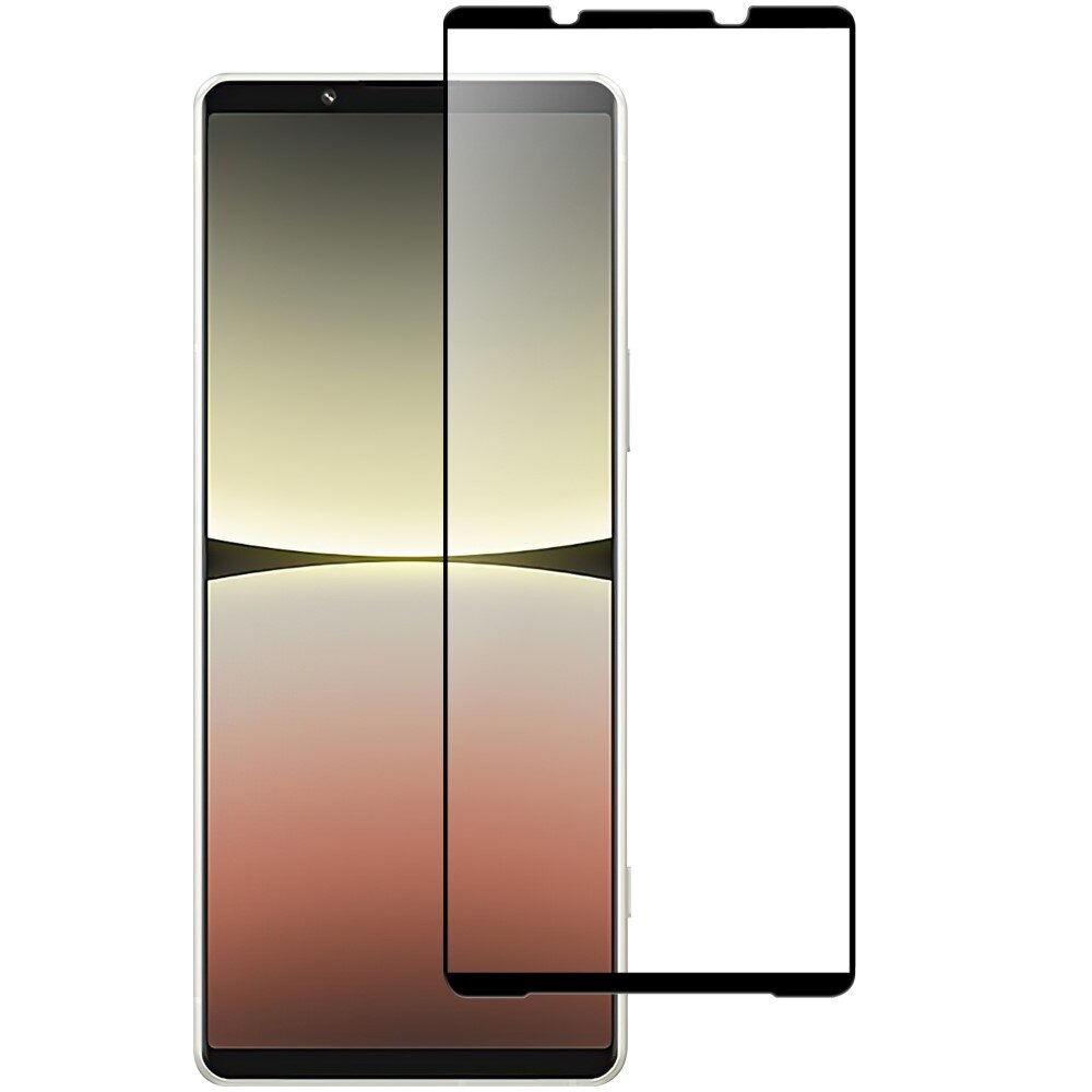 Sony Xperia 10 V Vollabdeckendes Panzerglas schwarz