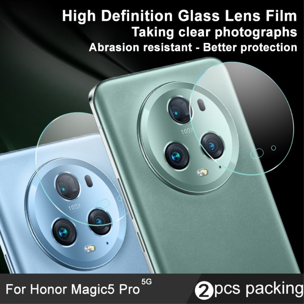 Panzerglas für Kamera 0.2mm Honor Magic5 Pro (2 Stück) transparent