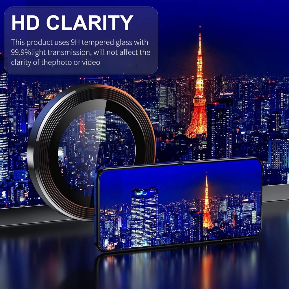 Panzerglas für Kamera Aluminium Samsung Galaxy Z Flip 4 Regenboge