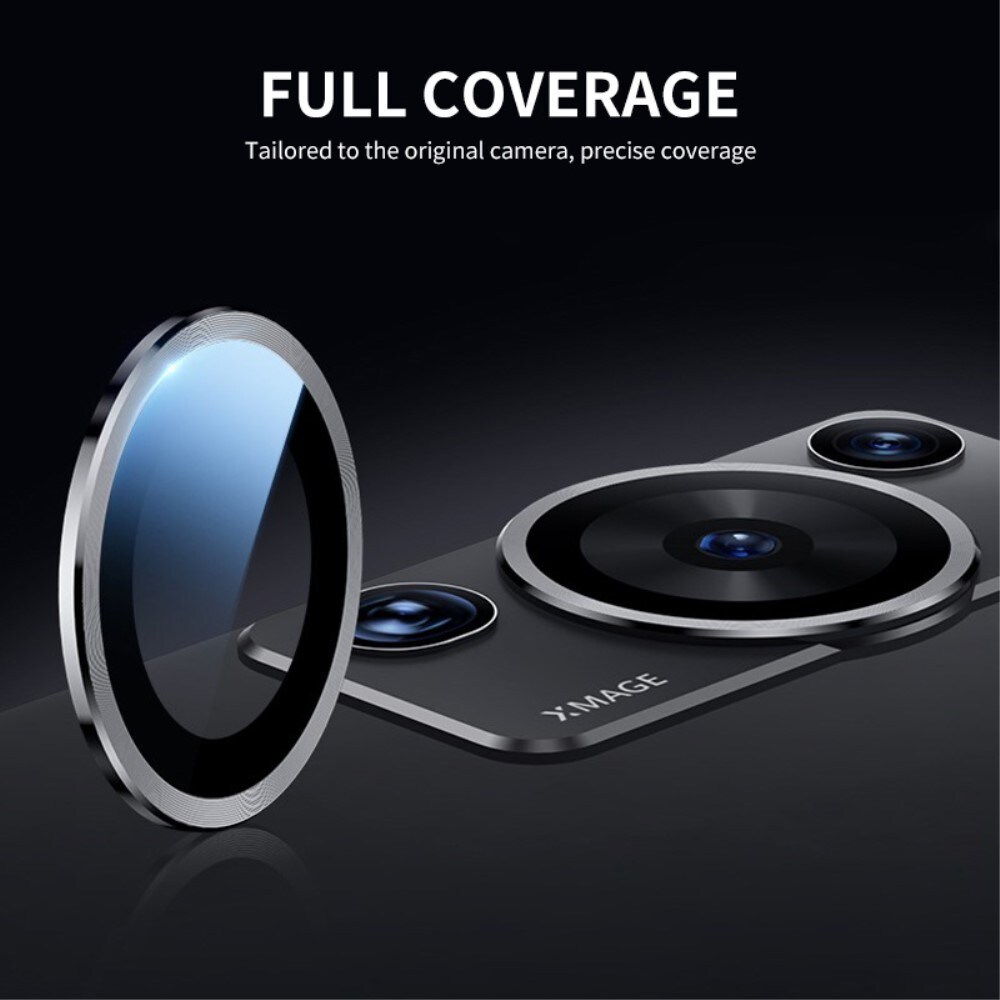 Panzerglas für Kamera Aluminium Huawei P60 Pro/P60 Schwarz