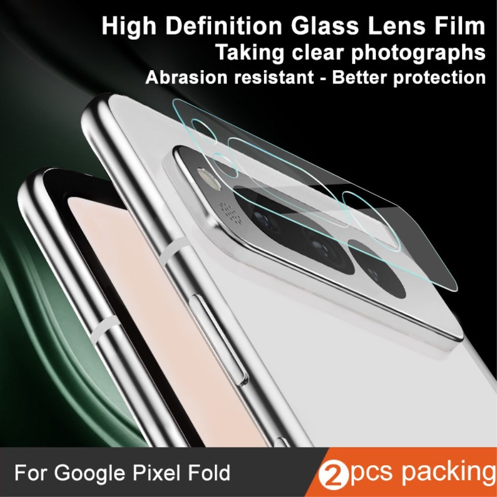 Panzerglas für Kamera 0.2mm Google Pixel Fold (2 Stück) transparent