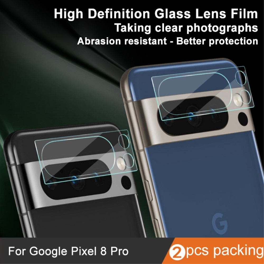 Kameraschutz Panzerglas 0.2mm Google Pixel 8 Pro (2 Stück) transparent