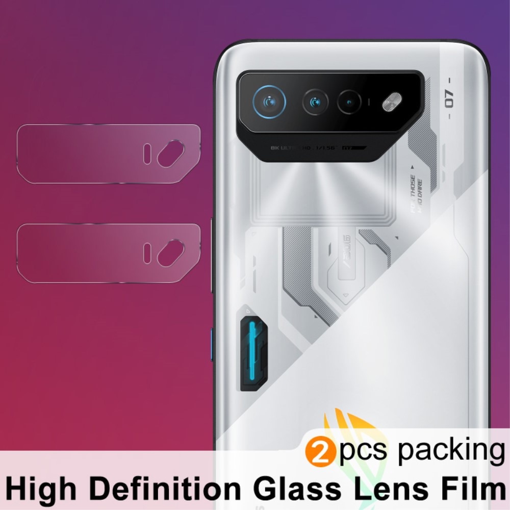 Panzerglas für Kamera 0.2mm Asus ROG Phone 7 (2 Stück) transparent