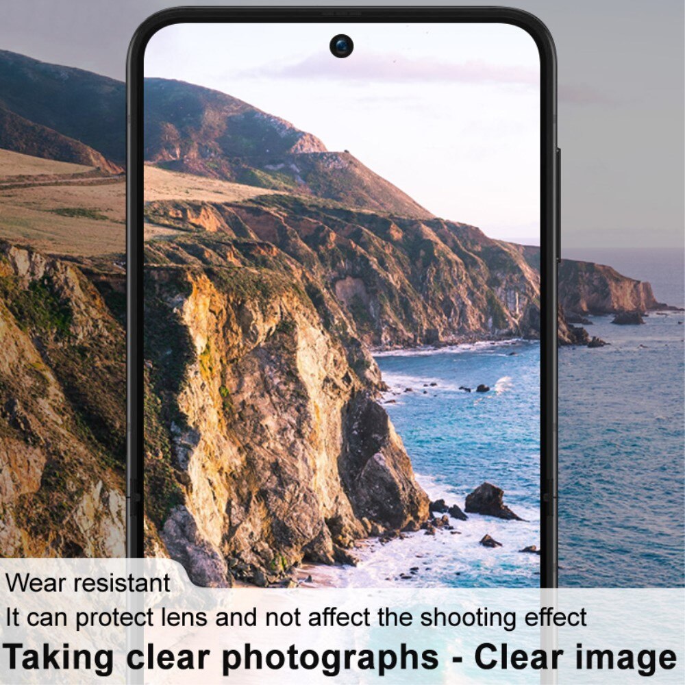 Panzerglas für Rückseitenbildschirm + Kamera Samsung Galaxy Z Flip 5 Transparent