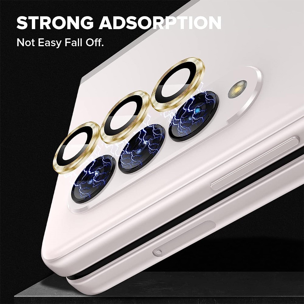 Panzerglas für Kamera Aluminium Samsung Galaxy Z Fold 5 gold
