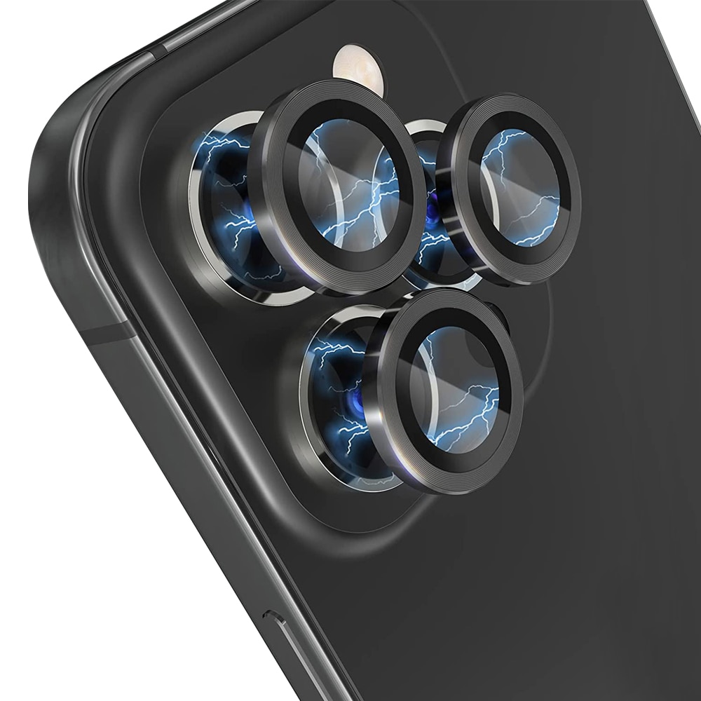 iPhone 11 Pro Max Panzerglas für Kamera Aluminium Schwarz
