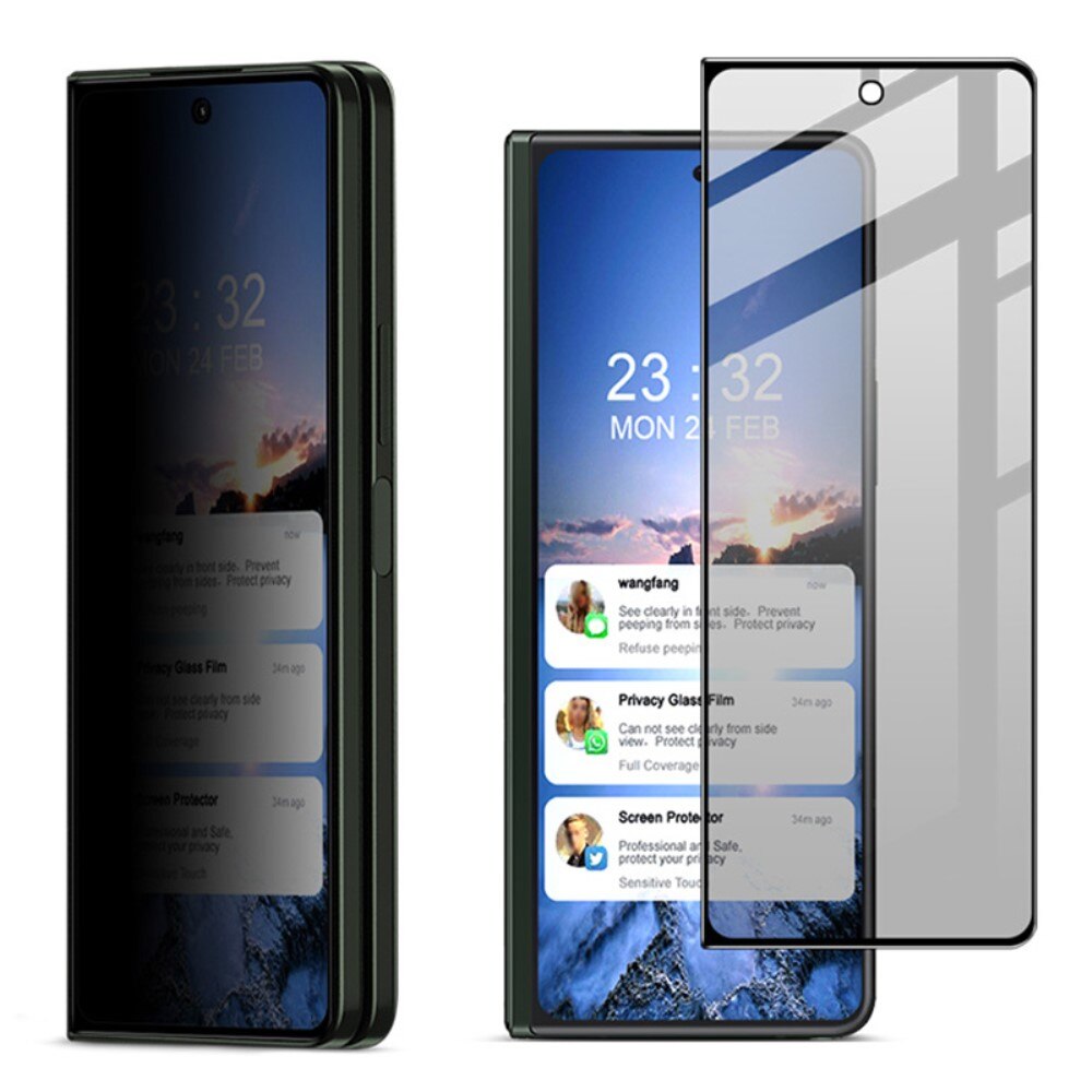 Samsung Galaxy Z Fold 5 Panzerglas Voolbild Blickschutz