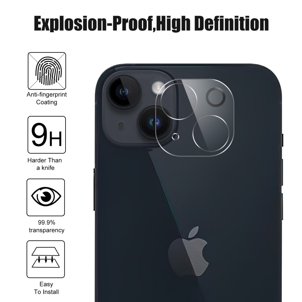 iPhone 15 Plus Panzerglas Displayschutz und Kameraschutz (2-in-1)