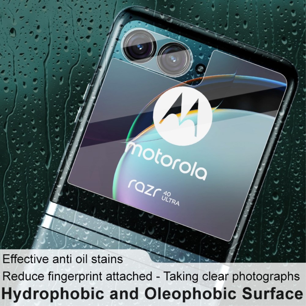 Panzerglas für Rückseitenbildschirm + Kamera Motorola Razr 40 Ultra